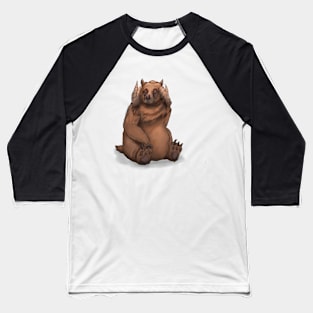 Sad bear Baseball T-Shirt